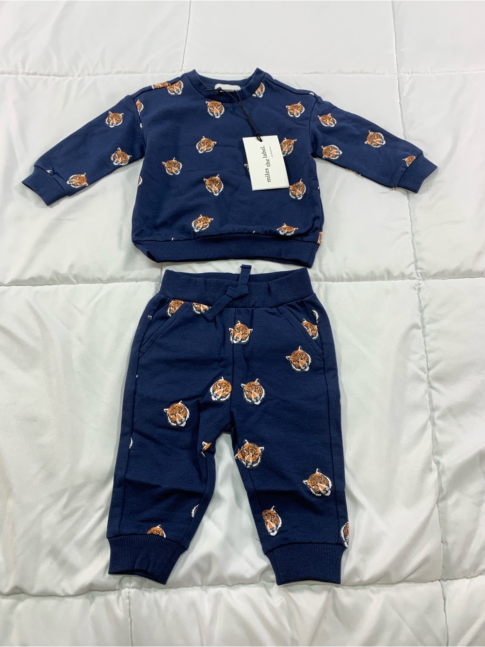 New miles the label sweater and pants set set size 3M